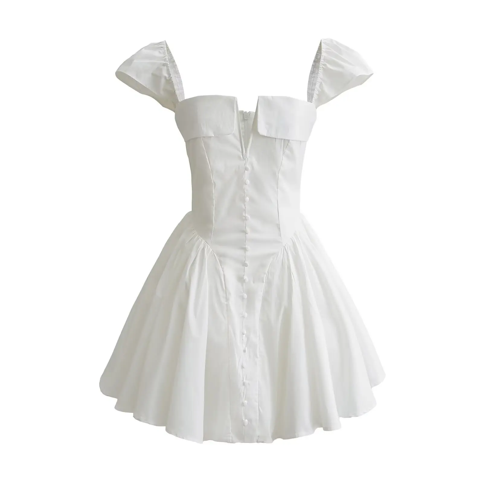 New Fashion Halter Slim Pleated Fit Hip Sexy Dress for Ladies Mini Length Women Dresses