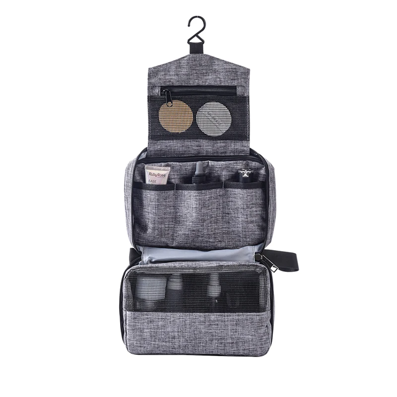 

Sturdy And Durable Hanging Foldable Waterproof Travel Bag Personal Care Products Handbag Toiletry Storage Bag, Gray, black, navy, blue,purple,wine