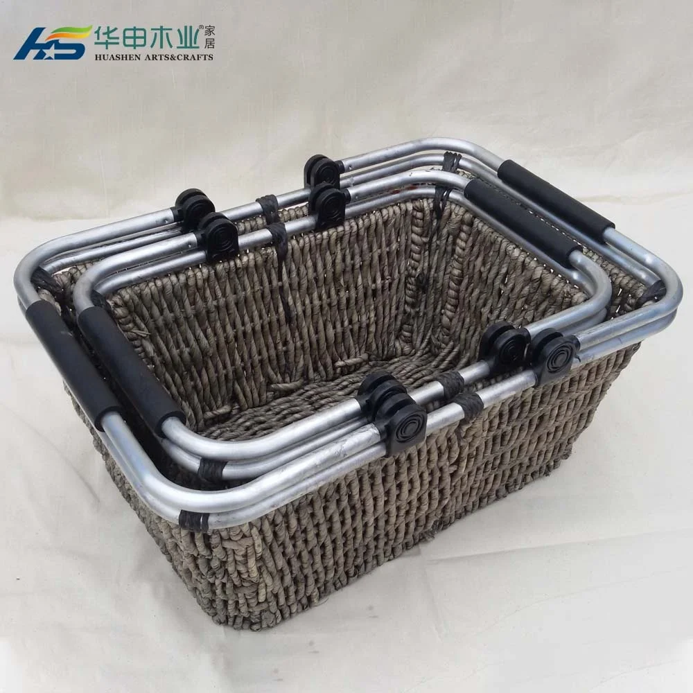 

Home Decoration Bathroom Storage Baskets Woven Natural Water Hyacinth Basket Box