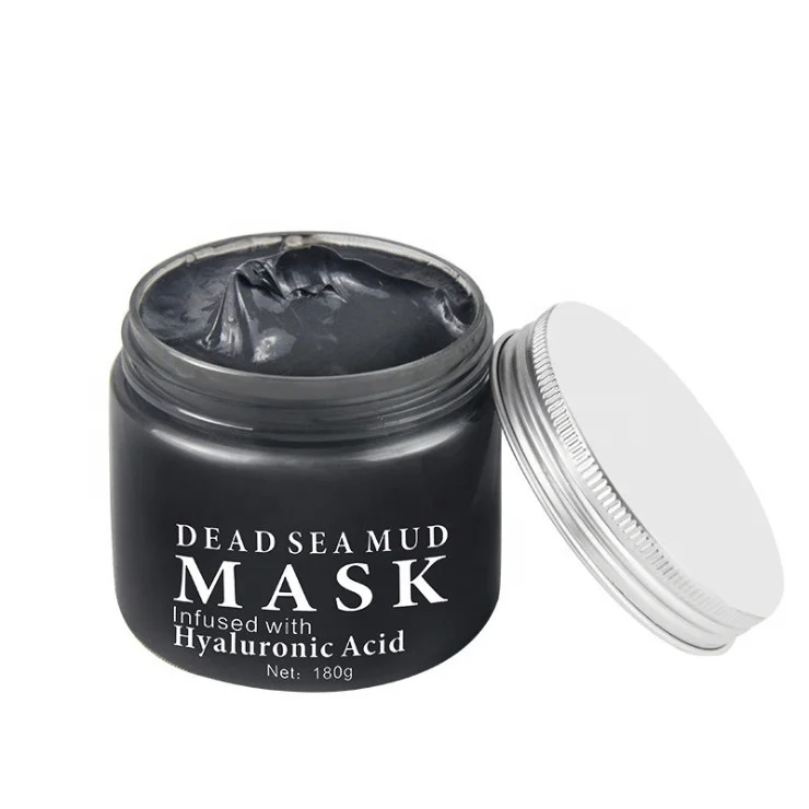 

2021 New Wholesale Private Label Dead Sea Mud Remove Blackheads Moisturizing Black Mask Peel Off Facial Mud Mask