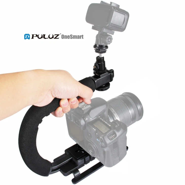 

Wholesale Dropship PULUZ U/C Shape Portable Handheld SLR Cameras Home DVDV Camera DSLR Stabilizer