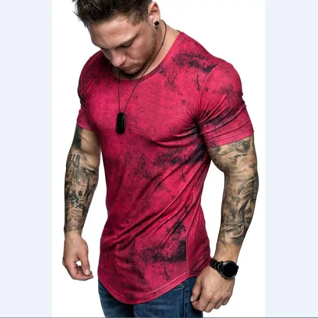 

Sports Fitness Short Sleeve Summer Men's Tank Top Workout Shirts
