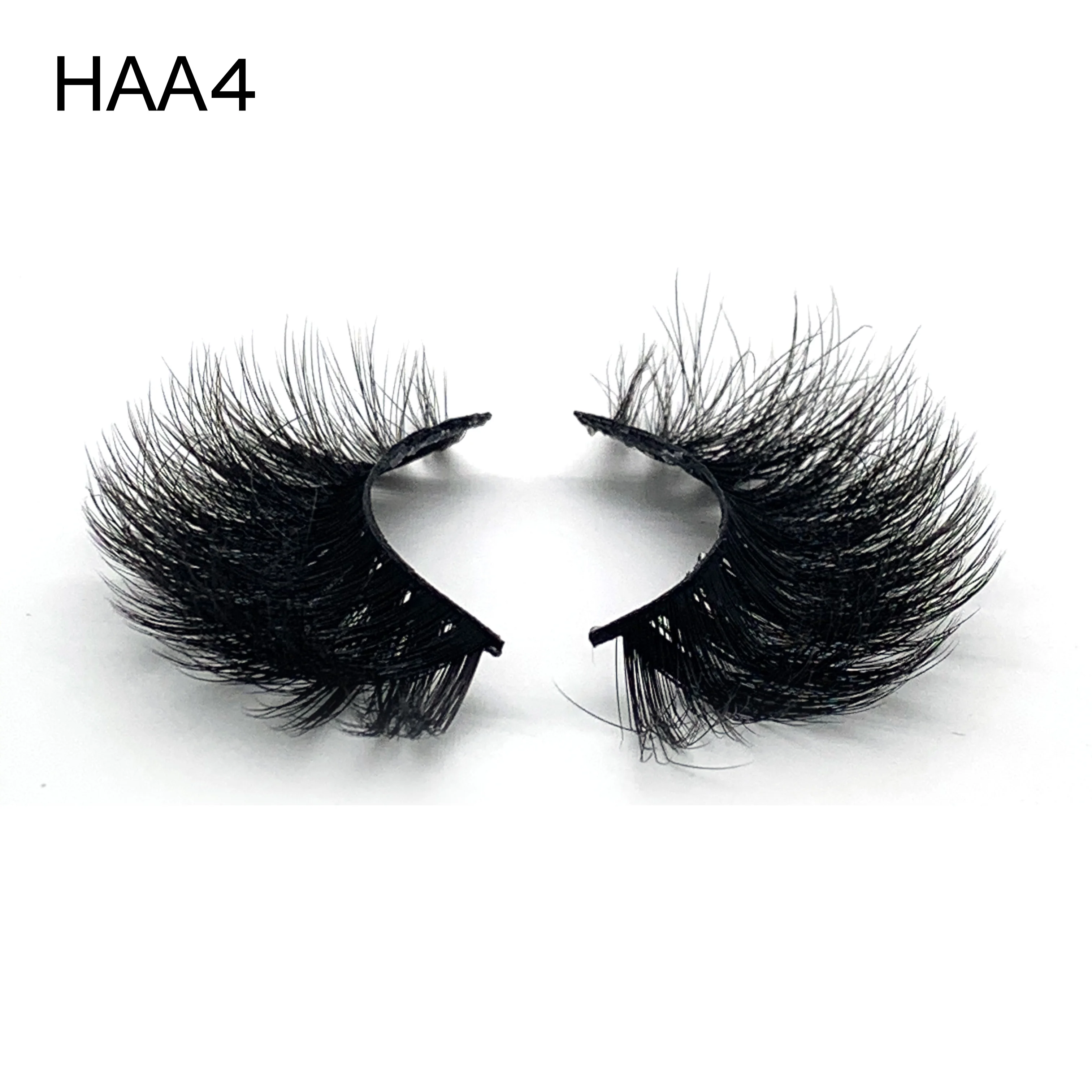 

Easy-to-use Effortless Vegan-friendly Synthetic Handcrafted Vegan Eyelashes and Packaging (Mink-Liked) Set, Natural black