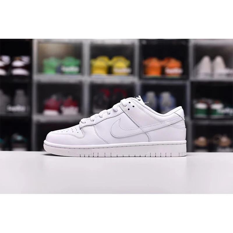 

SB Dunk Low Pure White Sneaker Men Womens Fashion Skaterboard Shoes White Sports Shoes Nike Sneaker