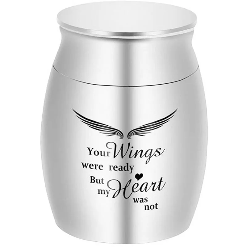 

Stainless steel pet urn Manufacturer's branded souvenirs customized urn