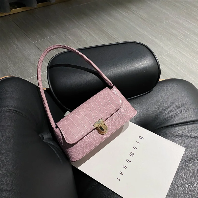 

Popular Korean Version All-match Stone Pattern Fashion Women Crossbody Bags 2021 Handbags Manufacturer, White, purple, black, brown