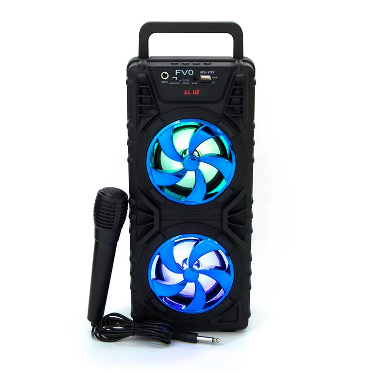 

Big speaker BS-232A/BS-232B/BS-232C speaker bt good sound quality, Black/red/blue