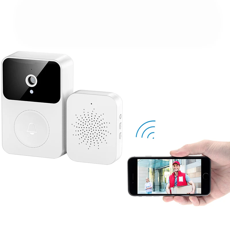 

Smart Visual Recording Two Way Audio Doorbell Wireless Wifi Night Vision Intercom Camera