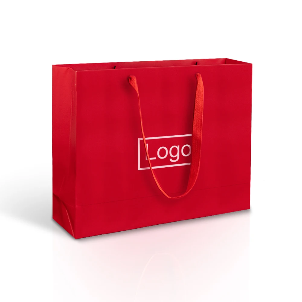 

Lipack Packing Paper Bags Coloured Red Paper Bag With Logo