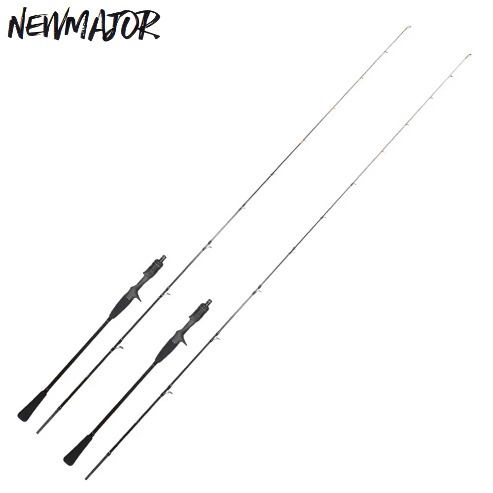 MADMOUSE 1.9m 1.98m PE 0.6-1.5# 6-7kg Drag Light Carbon Sea Fishing Boat Rod Slow Action Saltwater Casting Rod with EVA Handle