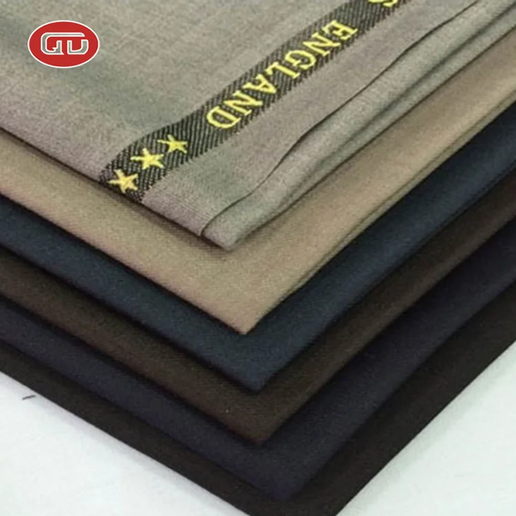 
High quality dubai textile wholesale man coat TR selvedge shiny suit fabric 