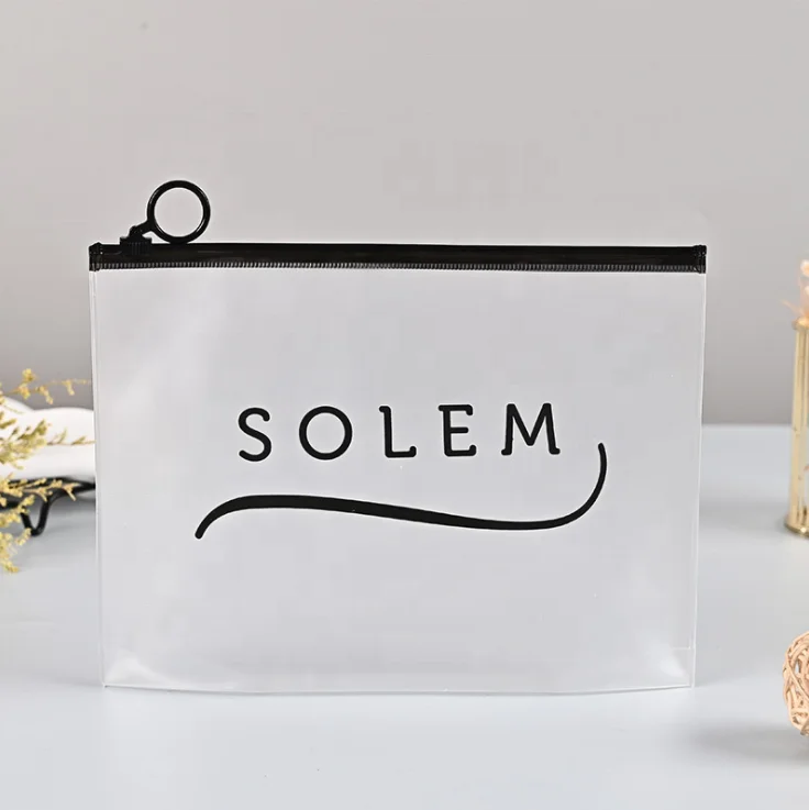 

Wholesale products Custom Travel Transparent PVC Clear Make up plastic bag Toilet Cosmetic Bag with Zipper Stand Up Pouch, Customized
