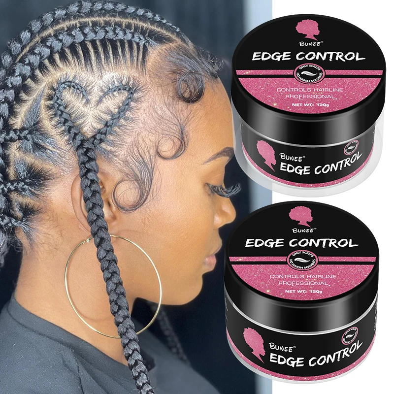 

Custom No Flaking Strong Hold Non-greasy Edge Smoother 4c Hair Edge Control