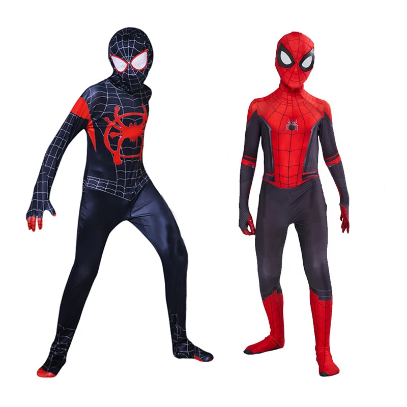 

Fashion Cool Cosplay Spiderman Costume For Kids Children, Photo