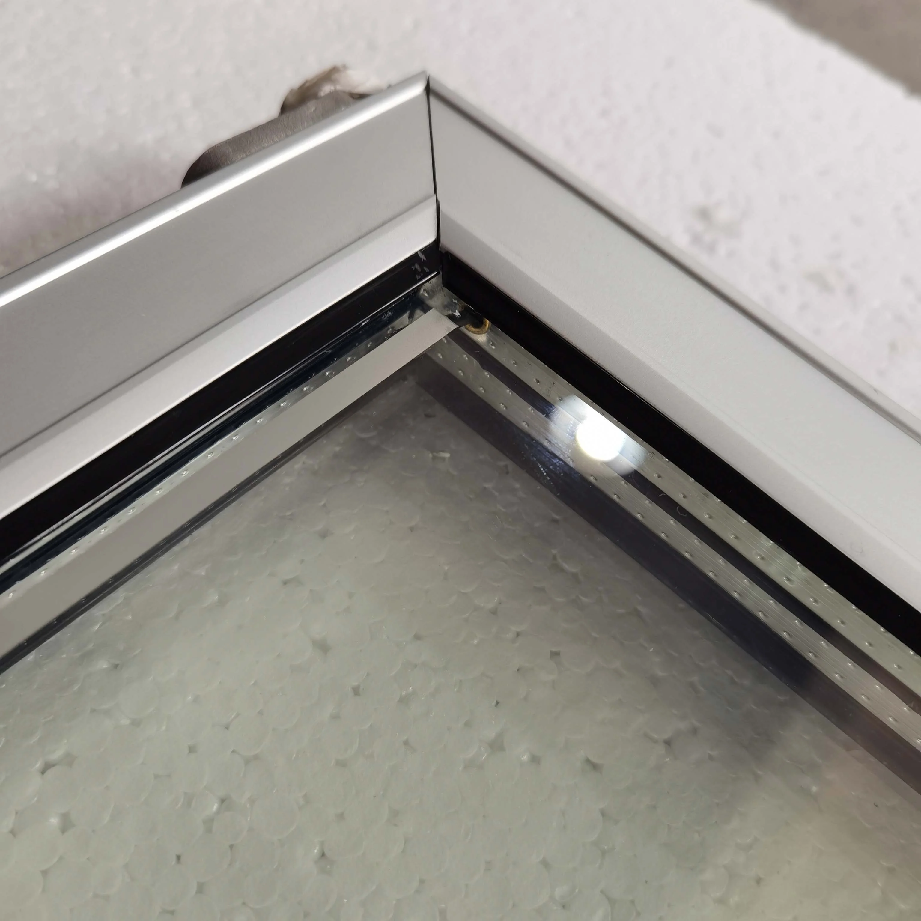 
Supermarket Cold Storage Transparent Glass Door with Shelves 