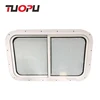 High quality aluminum boat window fixed silding watertight window