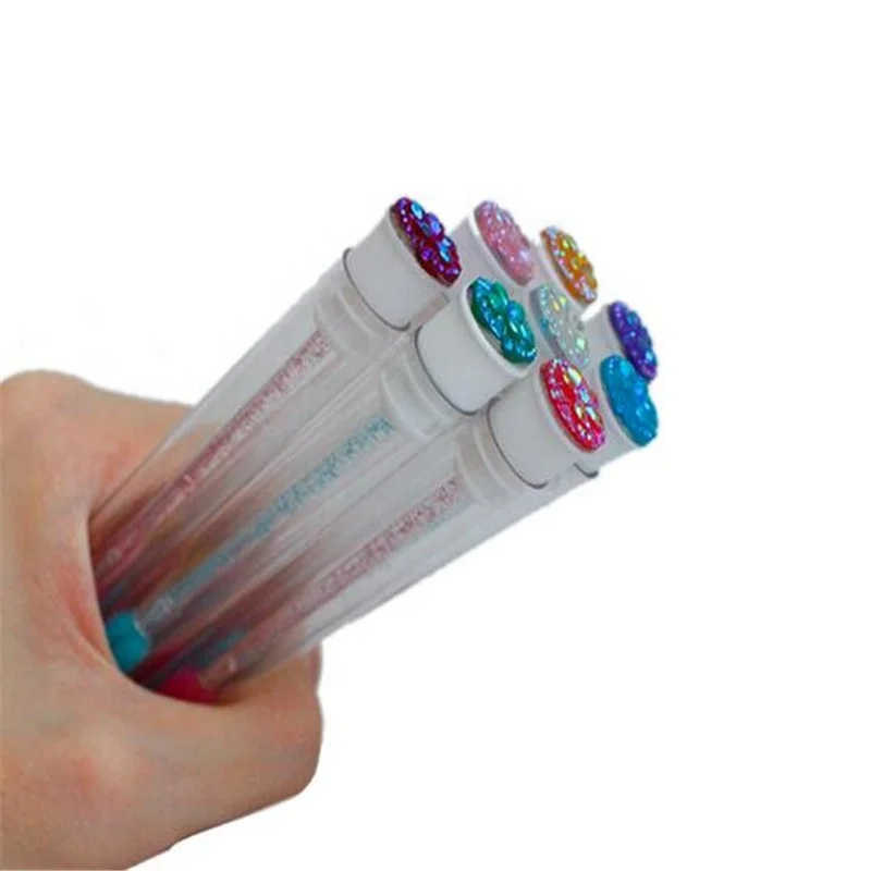 

Popular Bling Lash Applicator Lashes Tools Flower Diamond Eyelash Brush Mascara Wand Tubes, Multicolor