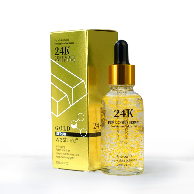 

Anti-aging Firming Lifting 24 K Gold Facial Repair Skin Retinol Hyaluronic Acid Serum 24k Gold Serum