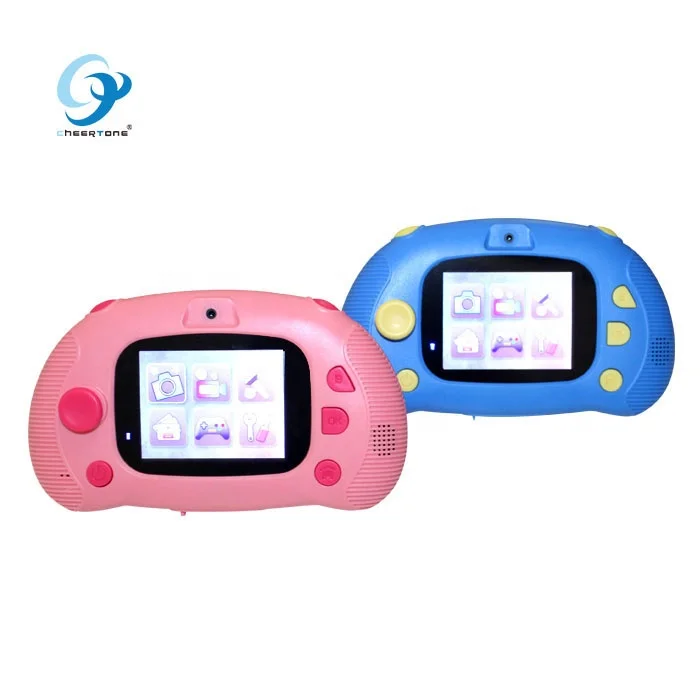 

CT- P2 2.4 inch funny fotocamera bambini blue kids camera digital for children