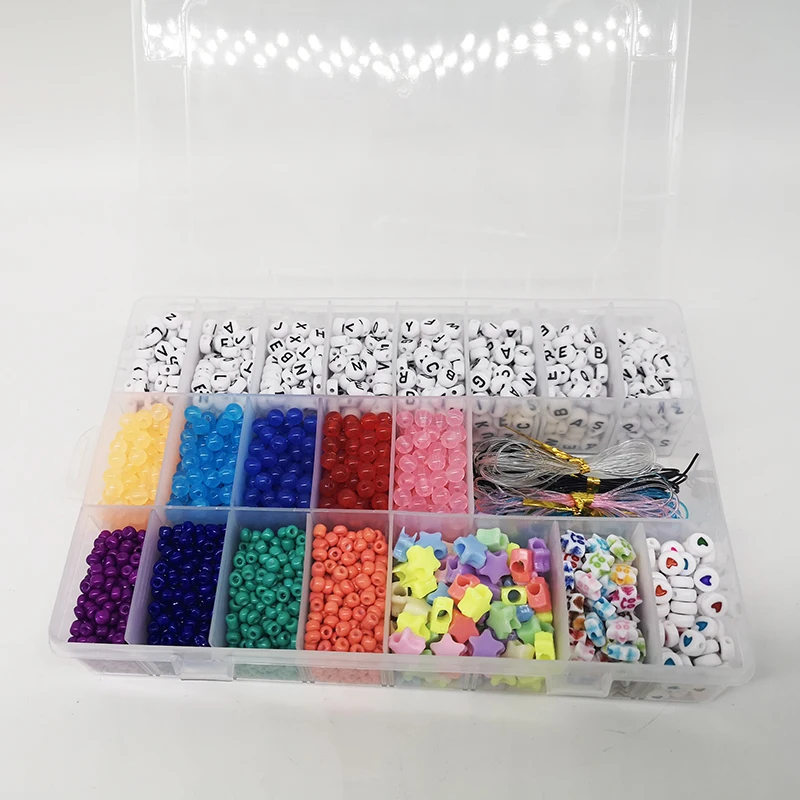 

DIY Round Acrylic Letter Beads glass beads Jewelry Making Bracelets Necklaces Kids Jewelry