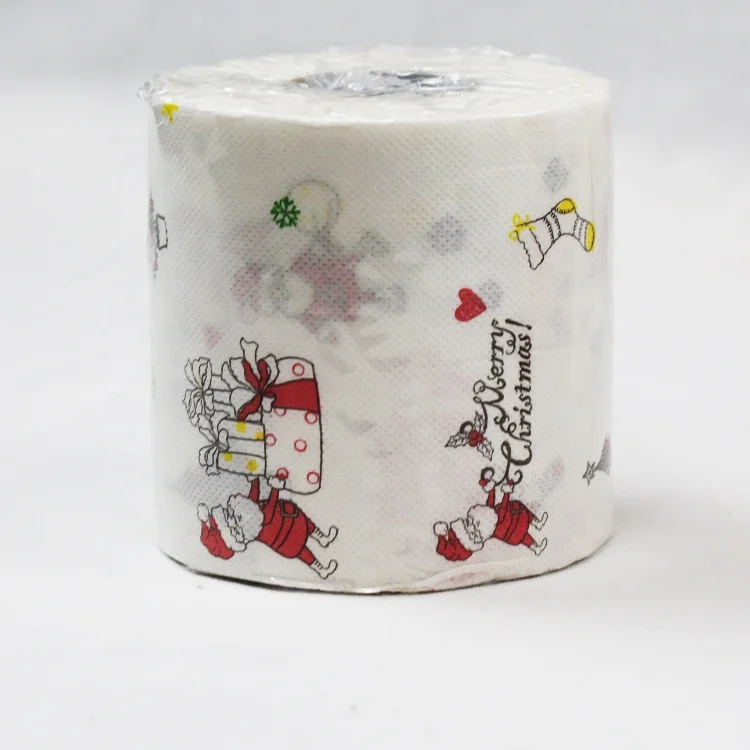 

Factory wholesale Christmas OEM/ODM 2/3 plys hot sale embossed tissue paper/toilet paper, White/nature/customized