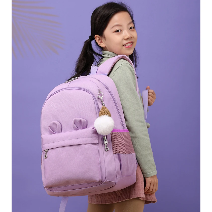 product-mochilas Cute Girls Backpack Kids Children School Bags For Girls Orthopedic backpack Waterpr
