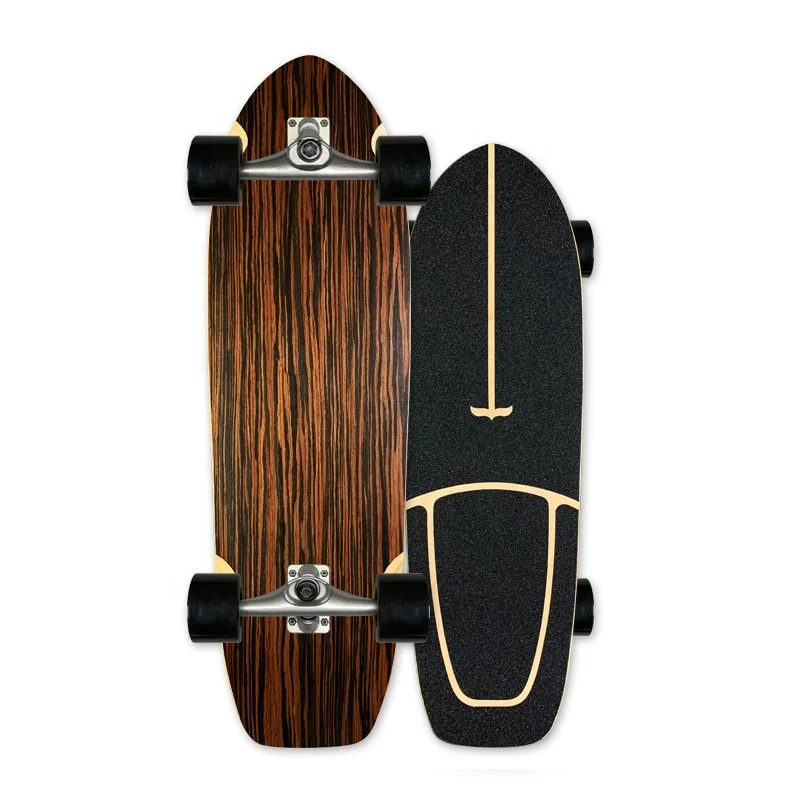 

Surf Skate Geele CX4 7 Ply Maple Wooden Land Carver Surfskate Skateboards