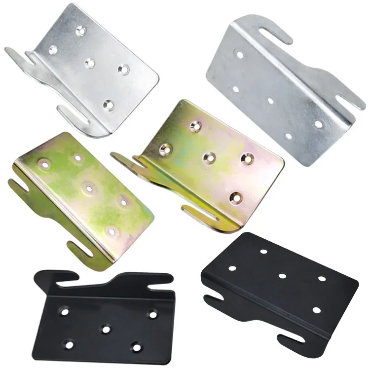 Bed Frame Rail Bracket Hinge High Quality Metal Fabrication Wood Corner 4 Inches Furniture Hinge