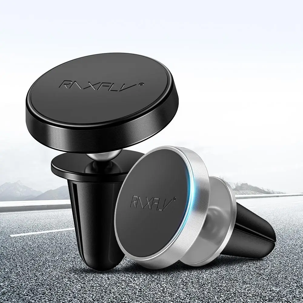 

Free Shipping 1 Sample OK New Arrival RAXFLY Universal 360 Degree Rotating Car Accessories Air Vent Magnetic Mobile Phone Holder