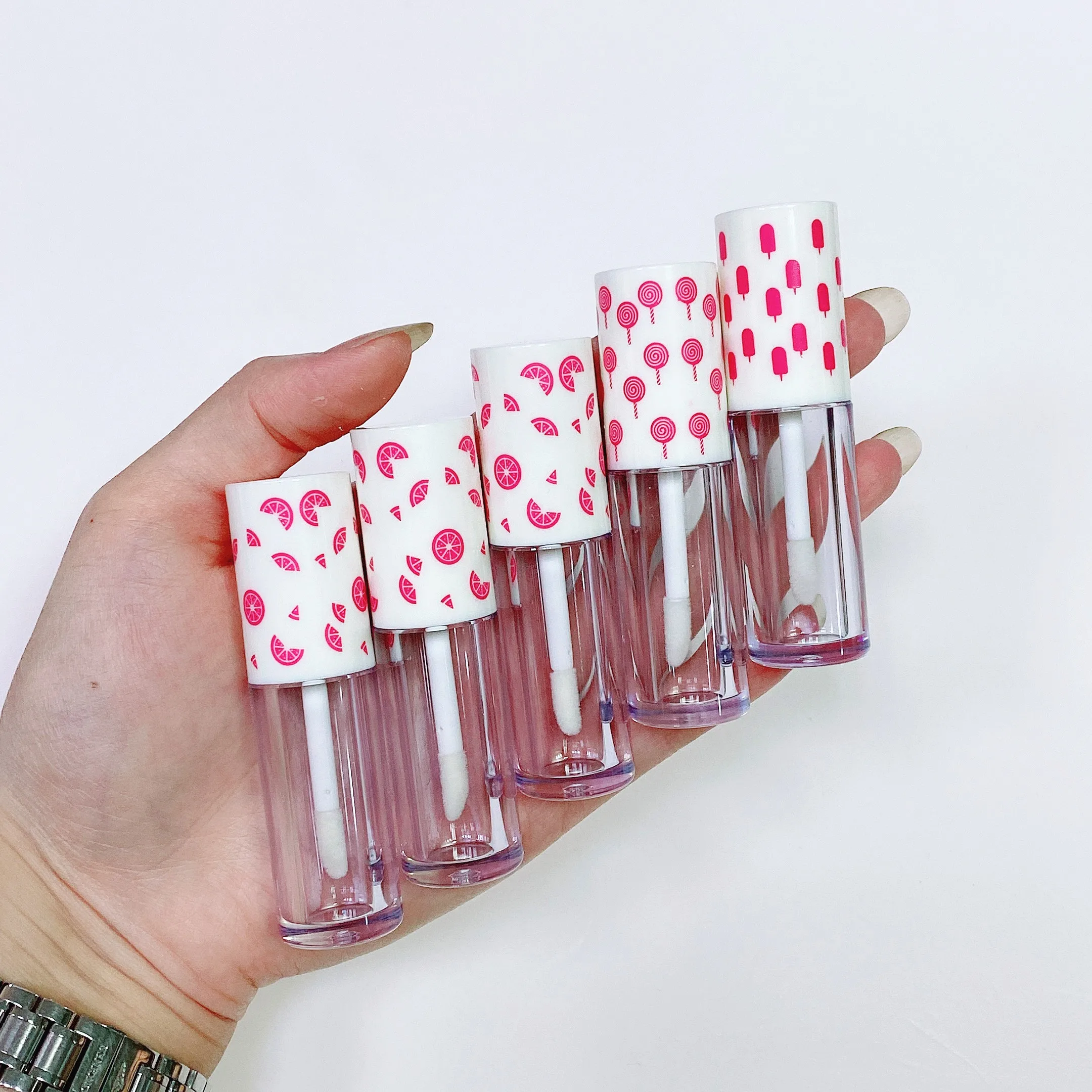 

High Quality New Lollipop Lip Gloss Tube Luxury 2021 Empty Bottle With Brush