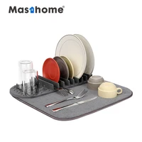 

Masthome Eco-Friendly Countertop Dish Drying Rack Mat Kitchen Dish rack Mat