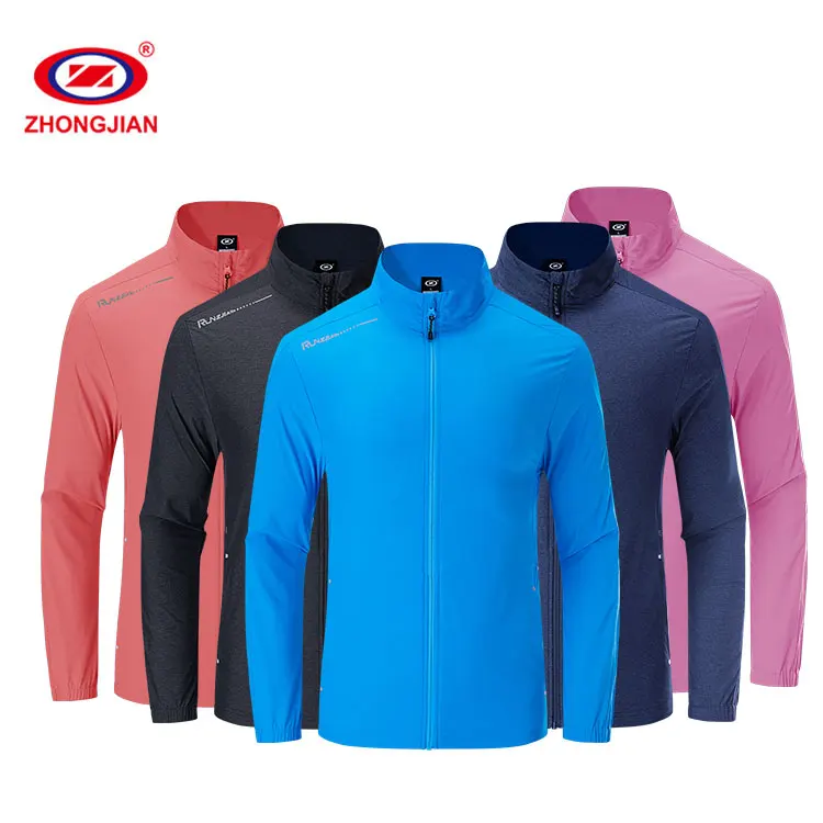

Customized Zip Up Windproof Jacket Softshell jackets For Men