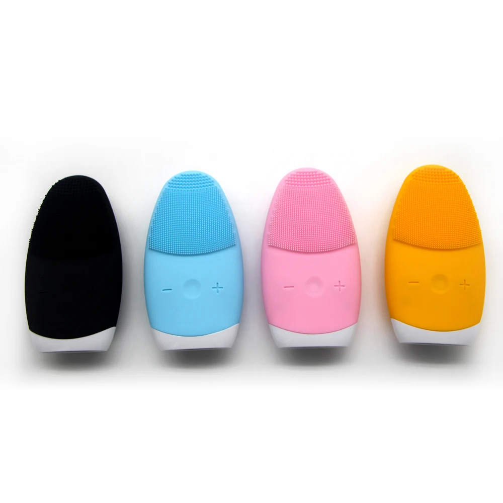 

Personalised facial cleansing brush for deep cleaning, Pink blue red