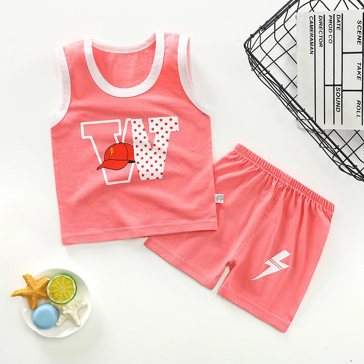 

Top selling products 2020 children's clothing 2020 new children's cotton vest suit