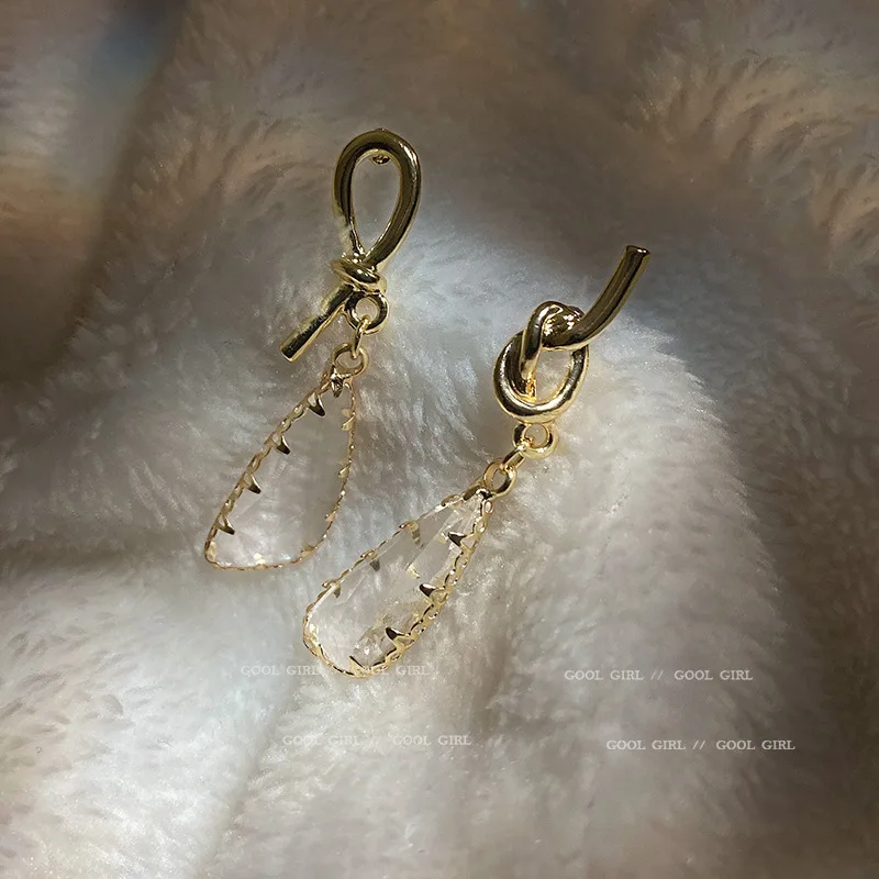 

fashion trendy drop resin triangle earrings for party