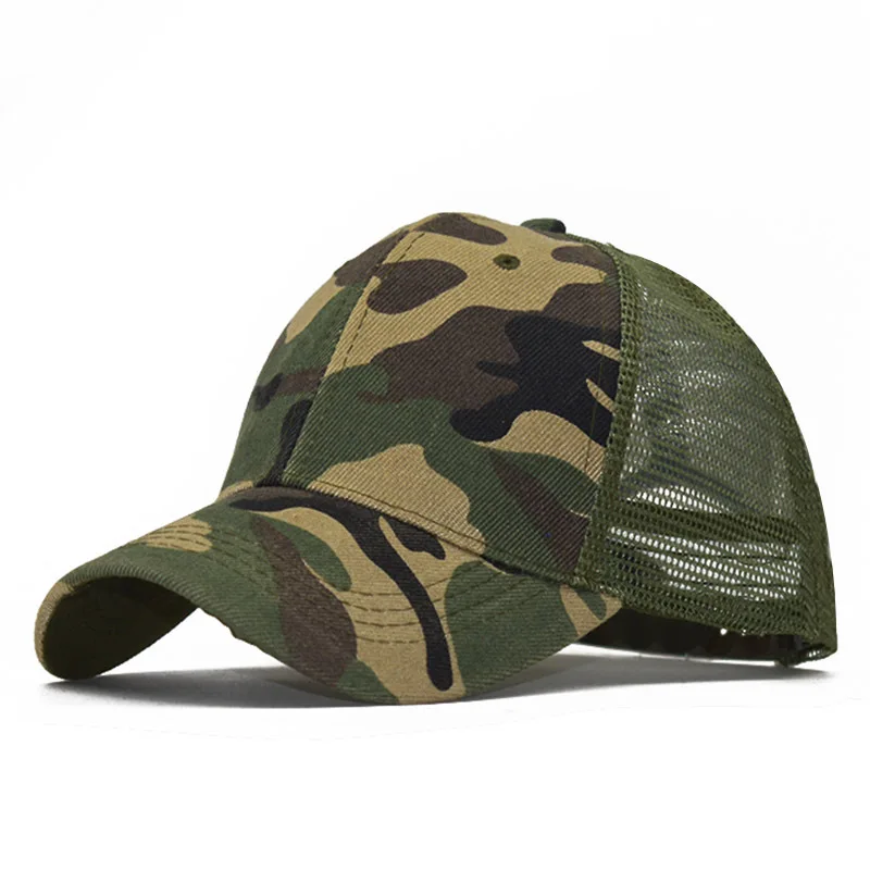 

Free shipping wholesale men baseball camo military army trucker mesh cap hat gorra militar tacticas gorras-al-por-mayor hombr