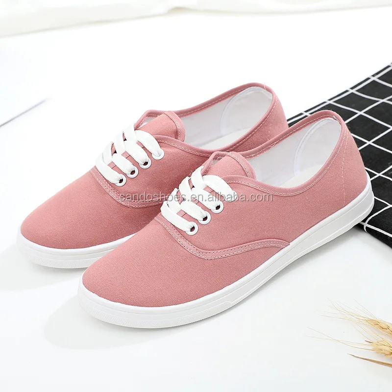 white canvas shoes for school