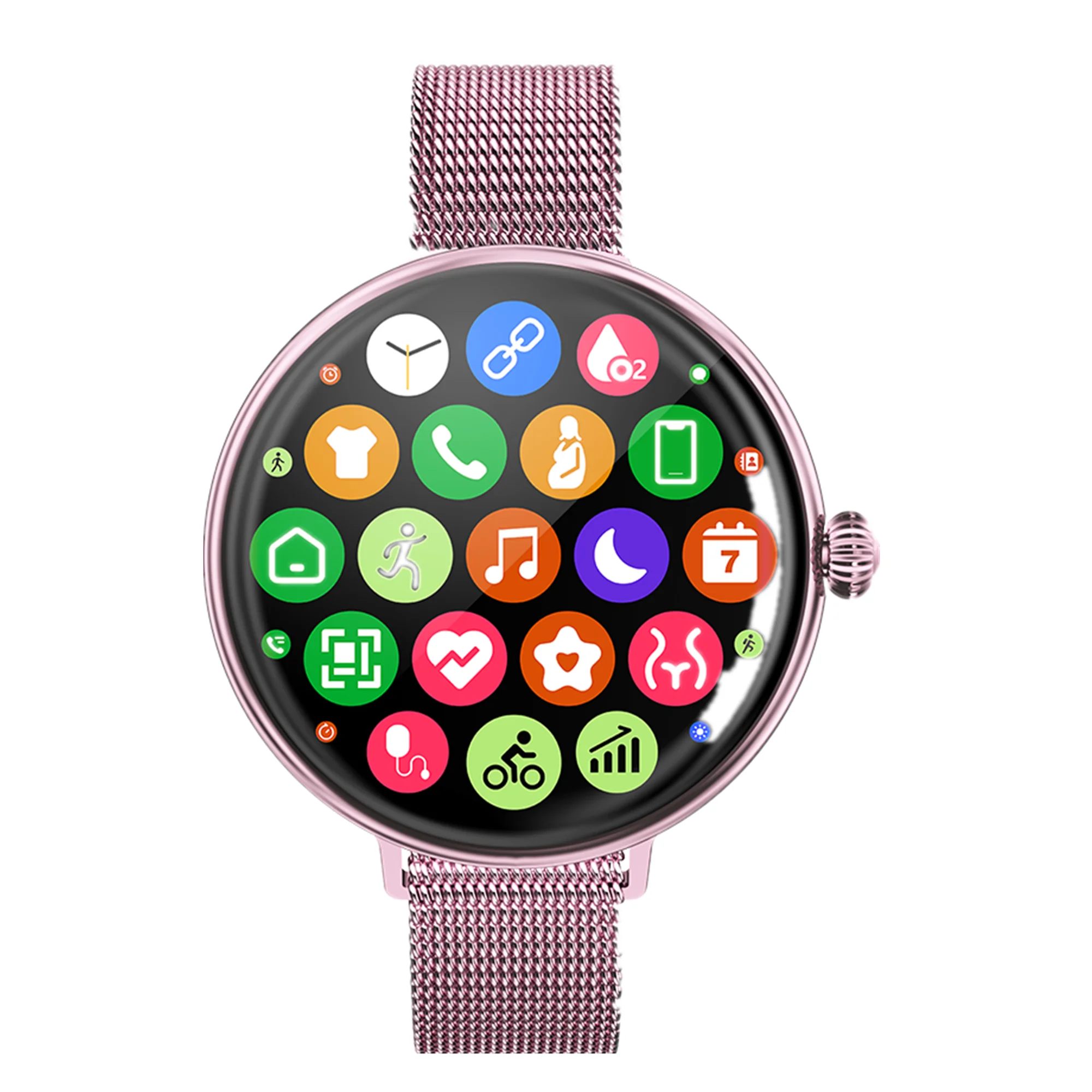 

2020 BT Call UP9 Smart Watch Waterproof Heart Rate Monitoring Sport Watches Luxury Women Wrist Pink Watch For Android IOS