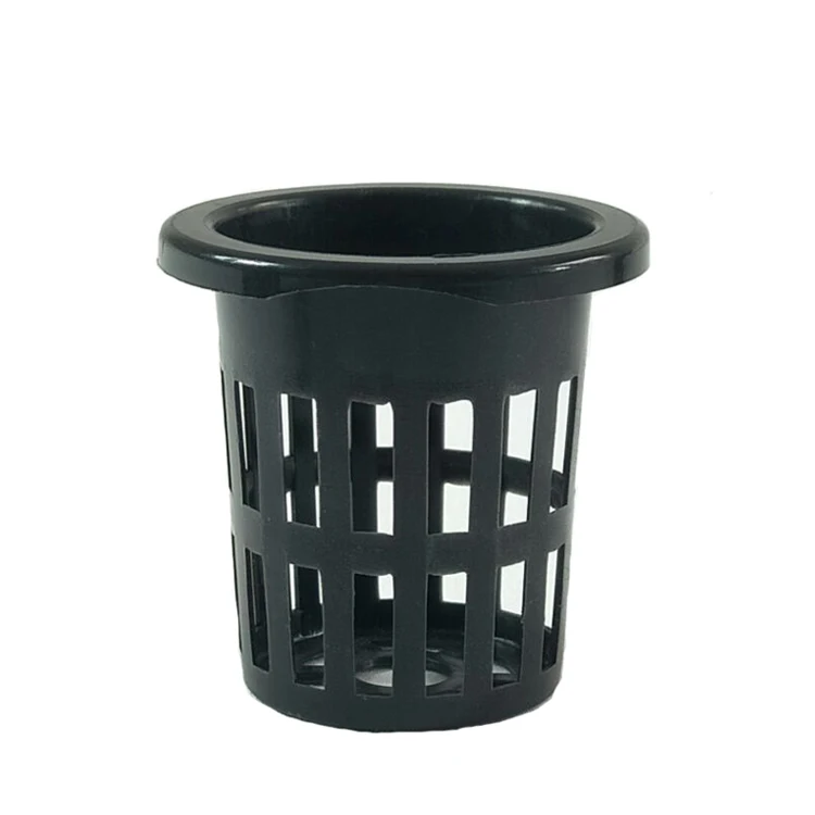 

40#50 Soilless culture Greenhouse Hydroponic Garden System Net Pots plastic Mesh Cup, Black,translucent,custom