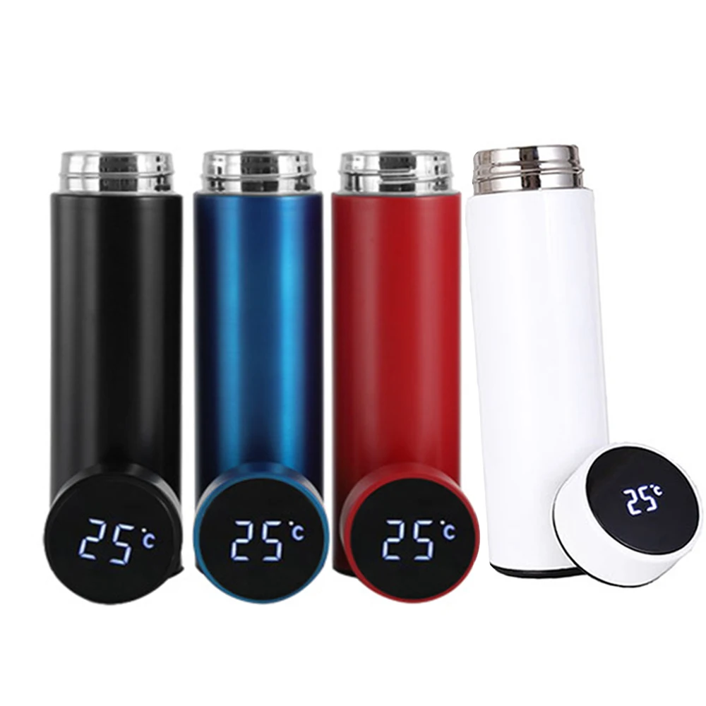 

Manufacturer High Tech Double Vacuum Stainless Steel Smart Water Bottle with LED Temperature Display