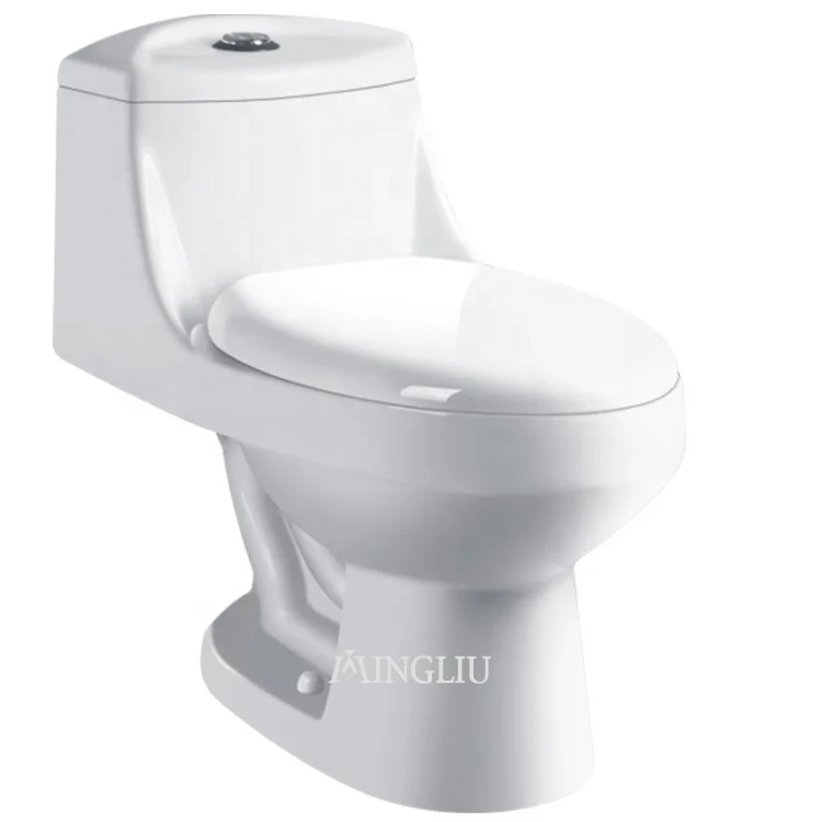 Hot Items Sanitary Ware Porcelain Siphonic One Piece Bathroom Toilet