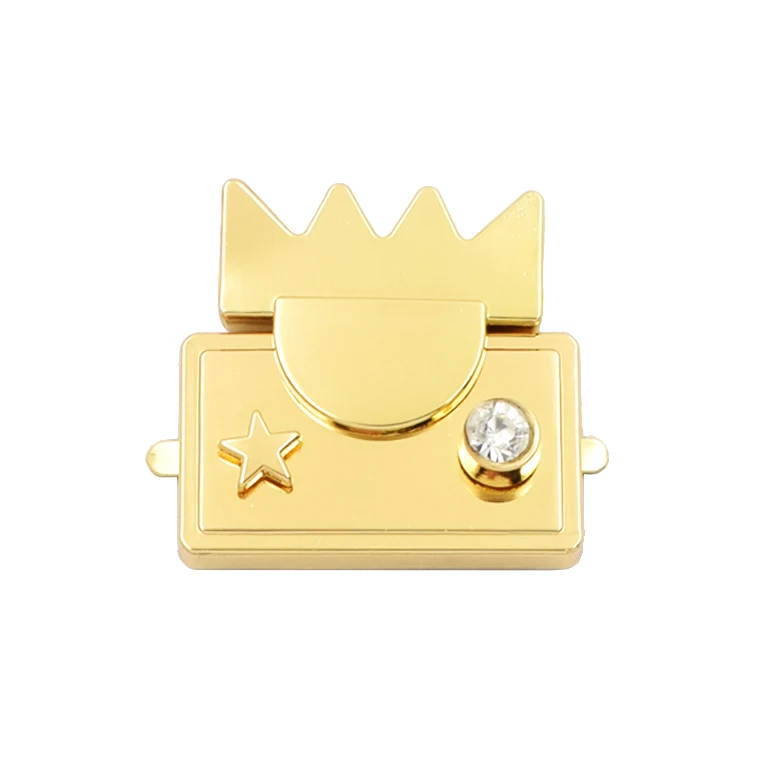 

fashion bag metal push lock silver press lock metal push lock for bag