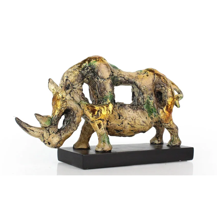 3D resin animal  accessories artifacts hollow animal desk ornaments living room decor factory