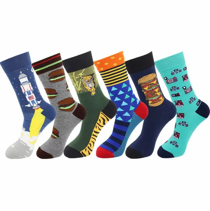 

Cartoon Tube Type Skate Bars Street Hip Hop Trendy Hoodies Socks