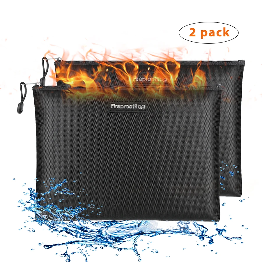 

Wholesale Silicone Coated Fabric Waterproof Fireproof-bag, Gray,black, or customize