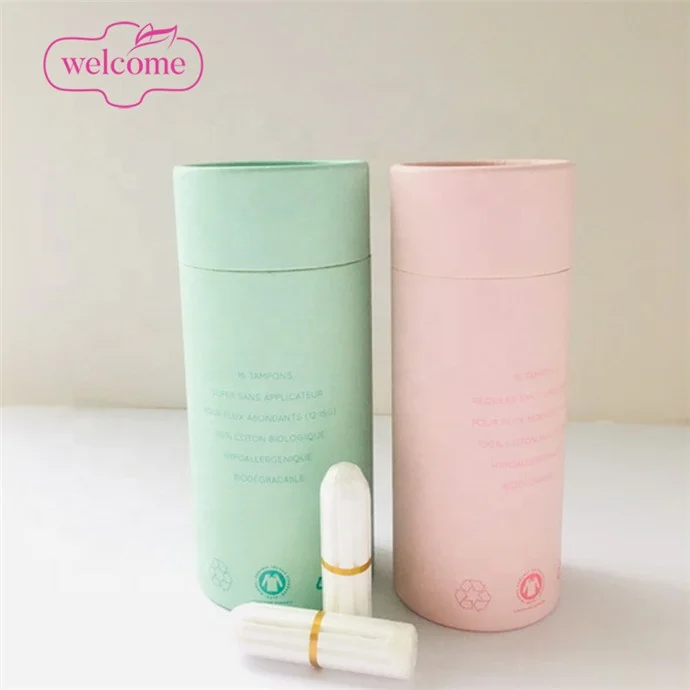 

travel purse non bleach compostable biodegradable organic cotton tampon