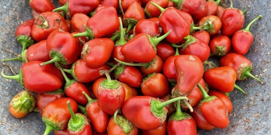 Scoville scale comparison chart featuring pasilla