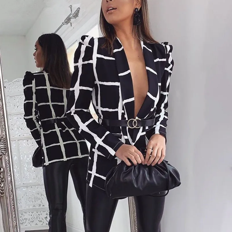 

2021 Ladies Latest Design Femme Elegant Women New Fashion Blazer