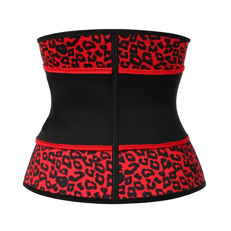 

Women High Quality Sporting Body Of Sweat Neoprene Waist Trainer, Black+red