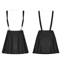 

OPQ-447 PUNK RAVE women fasion skirt black skirt women designer casual dark skirt punk clothing